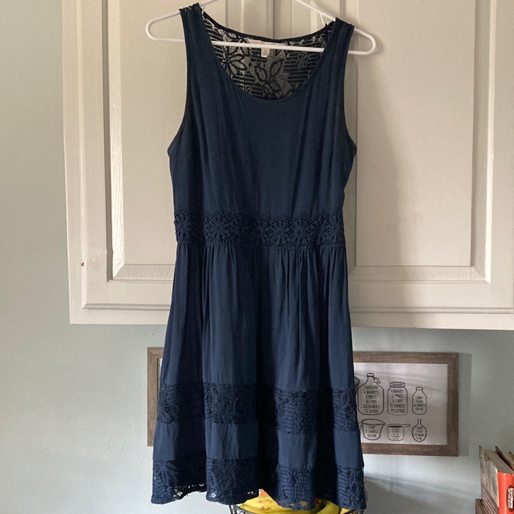 Spring Navy Dress